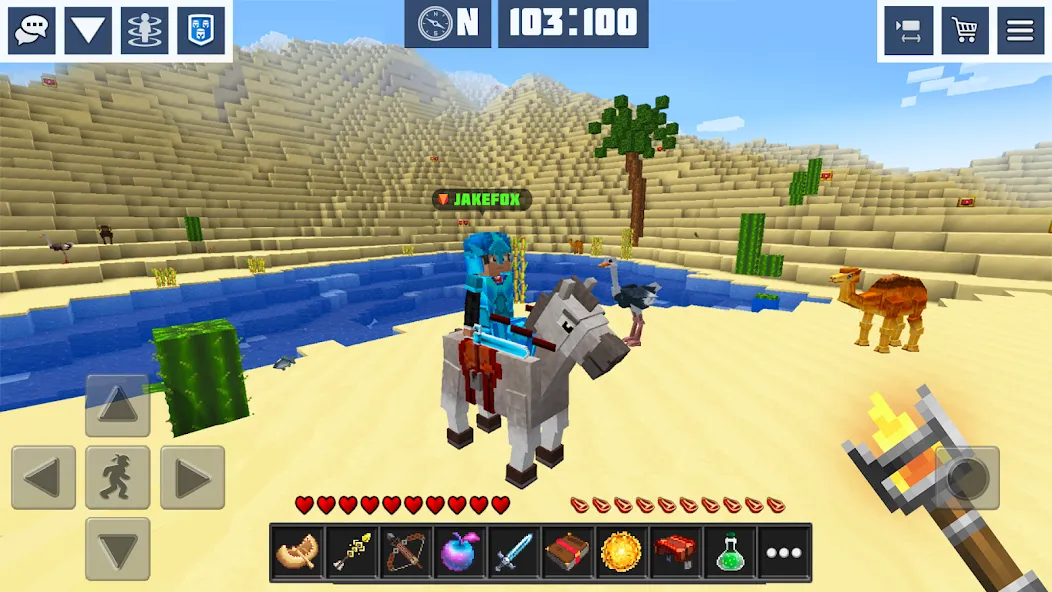 Block Craft World:Planet Craft [MOD: неограниченные ресурсы и открытые возможности] последняя версия — скриншот 1