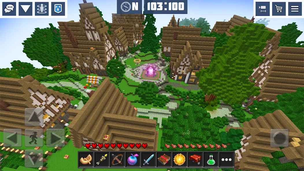 Block Craft World:Planet Craft [MOD: неограниченные ресурсы и открытые возможности] последняя версия — скриншот 2