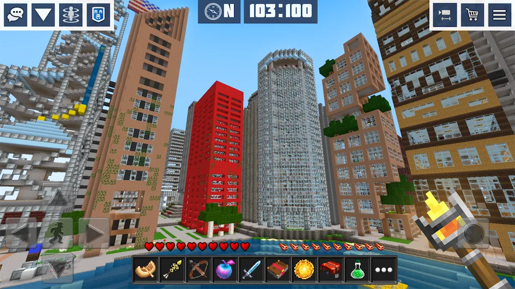Block Craft World:Planet Craft [MOD: неограниченные ресурсы и открытые возможности] последняя версия — скриншот 3