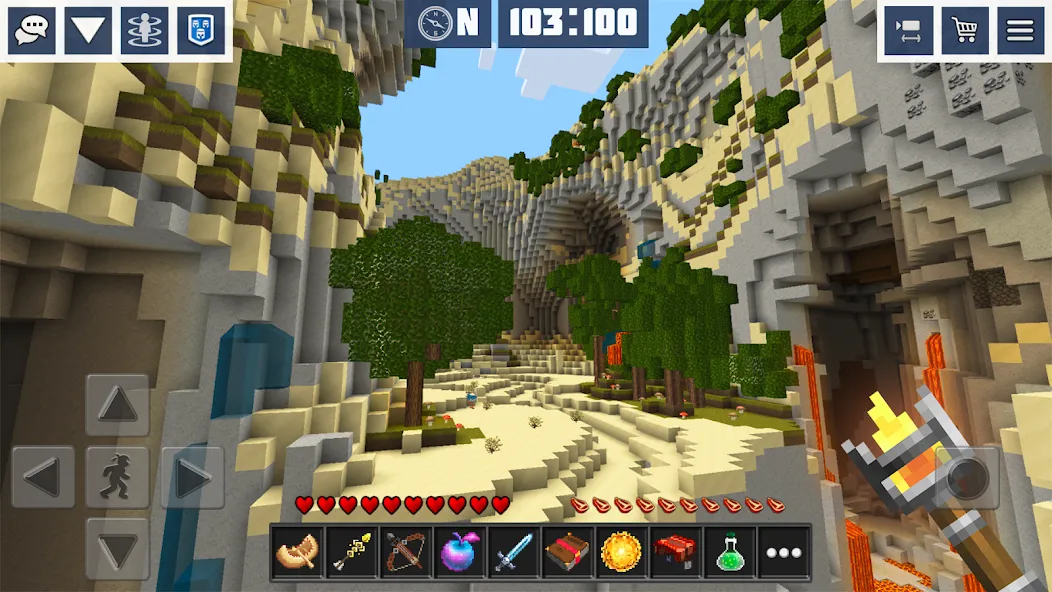 Block Craft World:Planet Craft [MOD: неограниченные ресурсы и открытые возможности] последняя версия — скриншот 4