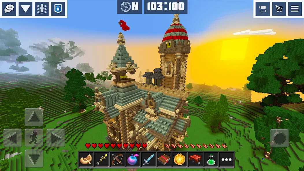 Block Craft World:Planet Craft [MOD: неограниченные ресурсы и открытые возможности] последняя версия — скриншот 5