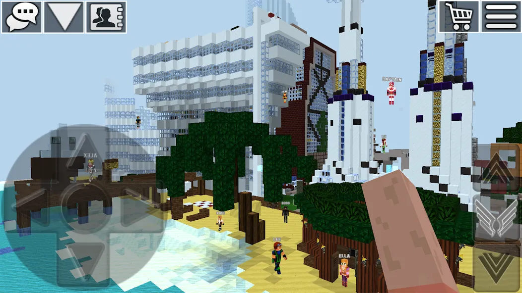 Скачать взлом World Craft: Block Craftsman [MOD: безлимитные ресурсы и открыты все рецепты] — скриншот 3