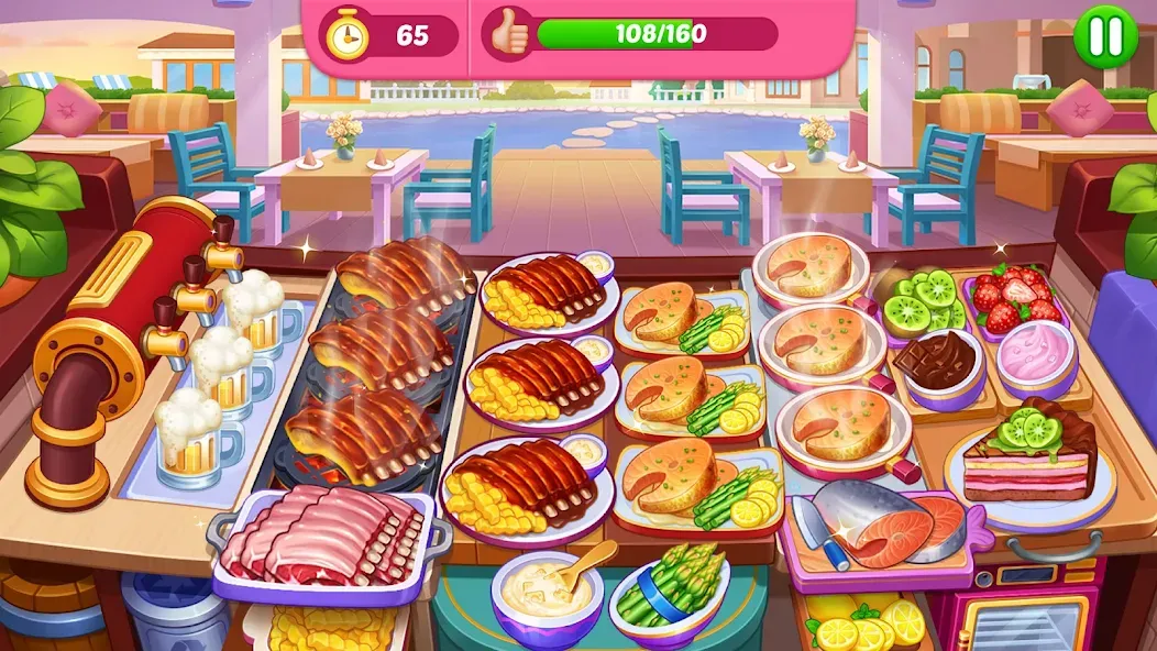 Crazy Cooking Diner: Chef Game [MOD: безлимитные деньги и все уровни] на Андроид — скриншот 4