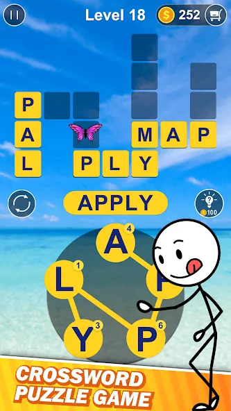 Word Connect - Word Search [MOD: без рекламы и подсказки доступны] (Бесплатно / APK) — скриншот 3