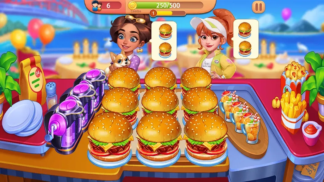 Cooking Journey: Cooking Games [MOD: безлимитные монеты и открыты все уровни] на Андроид — скриншот 2