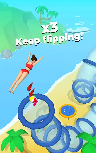 Скачать Flip Jump Stack! [MOD: без рекламы и все уровни открыты] на телефон — скриншот 1