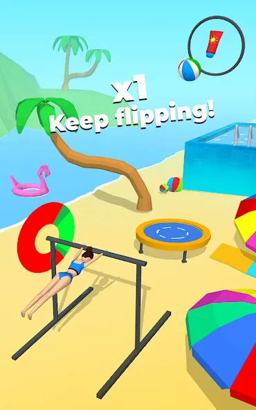 Скачать Flip Jump Stack! [MOD: без рекламы и все уровни открыты] на телефон — скриншот 3