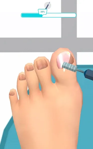 Foot Clinic - ASMR Feet Care [MOD: безлимитные деньги и открыты все уровни] (Бесплатно / APK) — скриншот 5