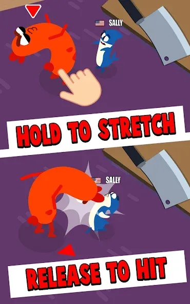 Sausage Wars.io [MOD: без рекламы и все скины] — Скачать бесплатно (APK) — скриншот 2