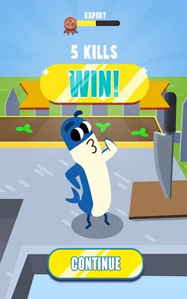 Sausage Wars.io [MOD: без рекламы и все скины] — Скачать бесплатно (APK) — скриншот 4
