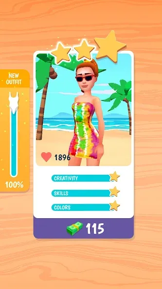 Tie Dye [MOD: безлимитные деньги и все уровни] (Бесплатно / APK) — скриншот 5