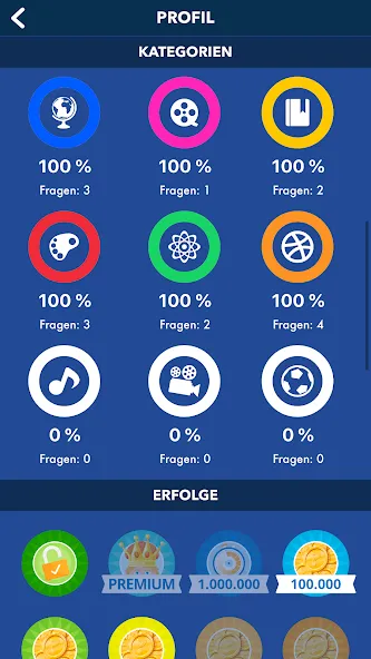 Взломанная Super Quiz - Wissens Deutsch [MOD: безлимитные подсказки и открыты все вопросы] на Андроид — скриншот 3