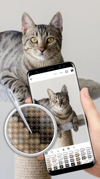 Cross Stitch Joy [MOD: без рекламы и все узоры открыты] (Бесплатно / APK) — скриншот 3