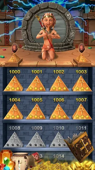 Jewel Ancient 2: lost gems [MOD: безлимитные подсказки и жизни] (Бесплатно / APK) — скриншот 5