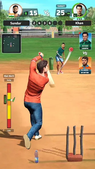 Скачать Cricket Gangsta™ Cricket Games [MOD: безлимитные деньги и все команды открыты] на телефон — скриншот 1