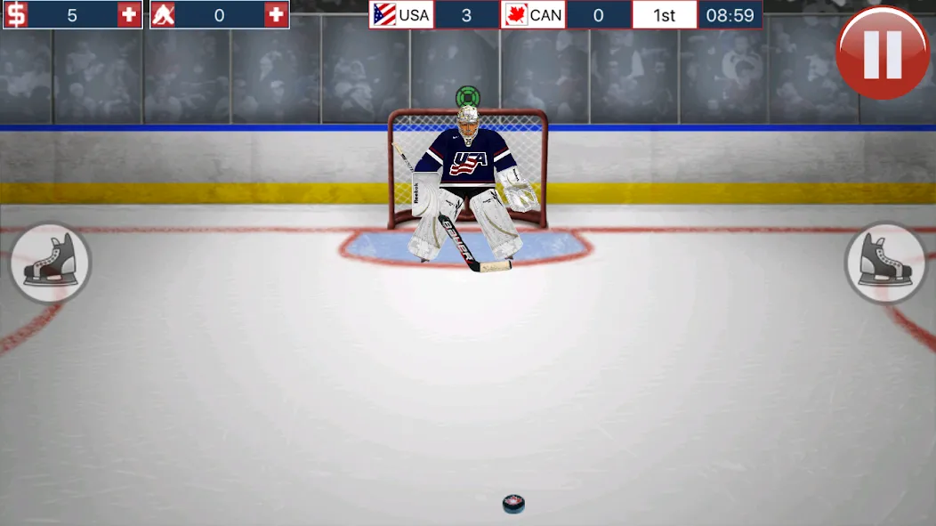 Скачать взлом Hockey MVP [MOD: безлимитные деньги и улучшенные характеристики] — скриншот 3