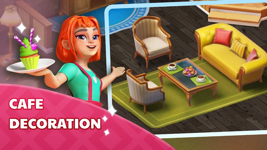 Cooking Cup: Fun Cafe Games [MOD: безлимитные деньги и ингредиенты] — Скачать бесплатно (APK) — скриншот 3