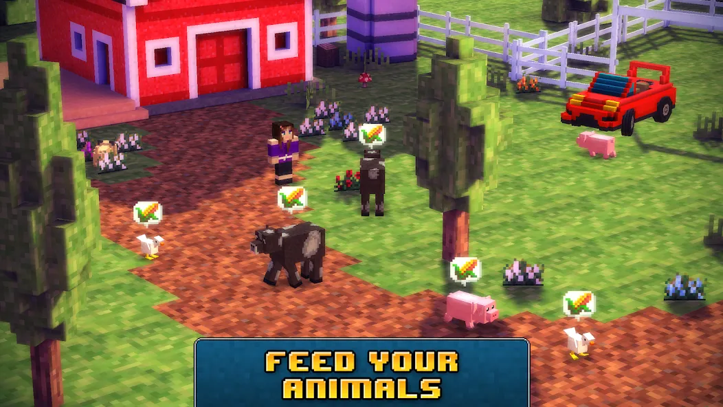 Скачать Blocky Roads [MOD: безлимитные деньги и топливо] на телефон — скриншот 3