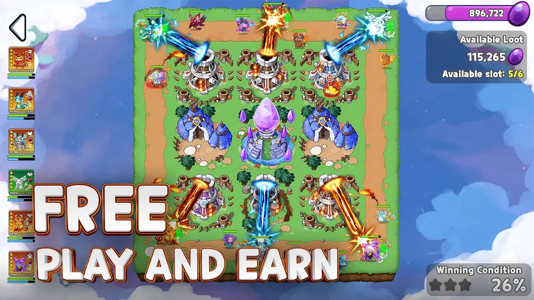 Monsterra: Crypto & NFT Game [MOD: безлимитные ресурсы и редкие монстры] (Бесплатно / APK) — скриншот 1