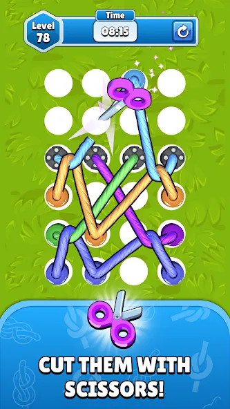 Twisted Tangle [MOD: без рекламы и много подсказок] — Скачать бесплатно (APK) — скриншот 2