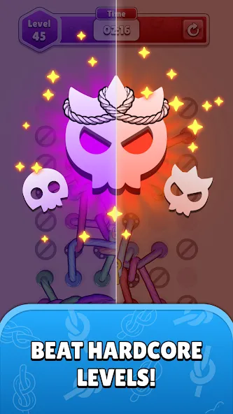 Twisted Tangle [MOD: без рекламы и много подсказок] — Скачать бесплатно (APK) — скриншот 5