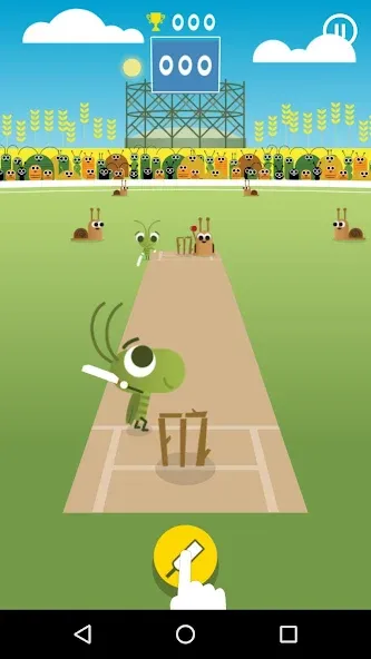 Doodle Cricket - Cricket Game [MOD: безлимитные монеты и все уровни] на Андроид — скриншот 1