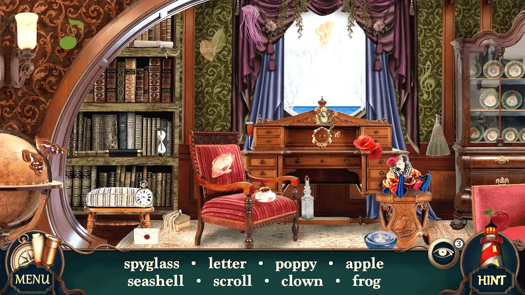 Скачать взлом Mystery Hotel: Hidden Objects [MOD: безлимитные подсказки и монеты] — скриншот 1