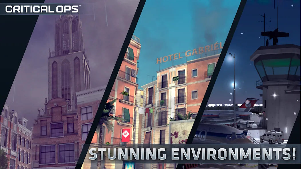 Скачать взлом Critical Ops: Multiplayer FPS [MOD: безлимитные деньги и оружие] — скриншот 5