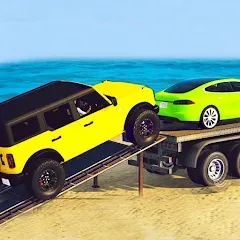 Trailer Truck Car Transport 3D [MOD: безлимитные деньги и всё открыто] — Скачать бесплатно (APK)