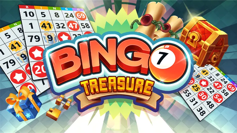 Bingo Treasure - Bingo Games [MOD: безлимитные монеты и бонусы] на Андроид — скриншот 1