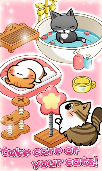 Cat Room - Cute Cat Games [MOD: милые котики и новые комнаты] — Скачать бесплатно (APK) — скриншот 3