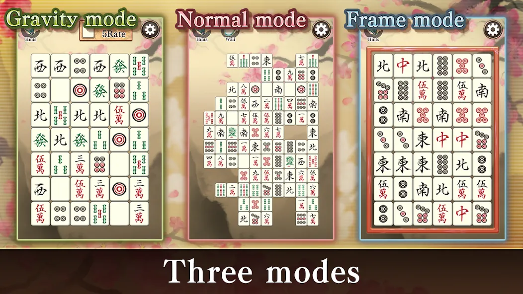 Скачать Mahjong Puzzle Shisensho [MOD: безлимитные подсказки и открыты уровни] на телефон — скриншот 1