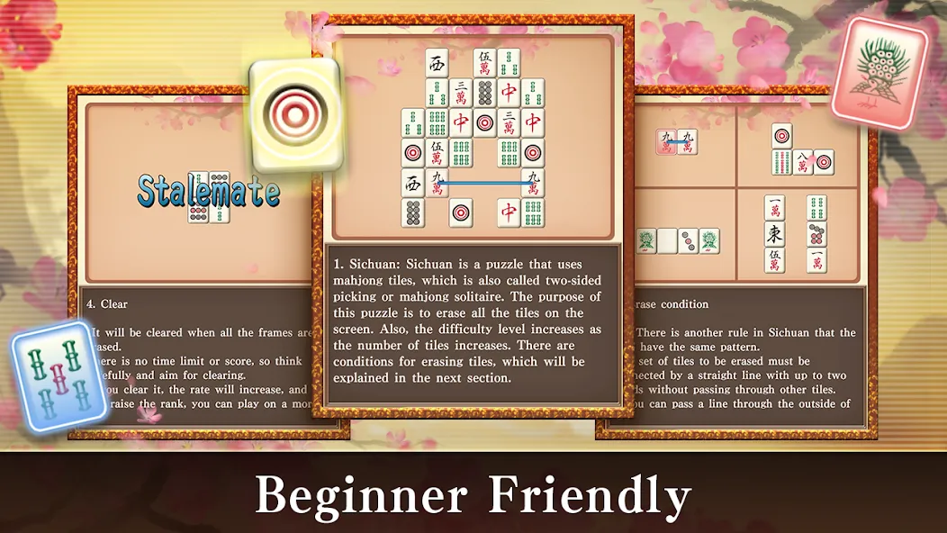 Скачать Mahjong Puzzle Shisensho [MOD: безлимитные подсказки и открыты уровни] на телефон — скриншот 3