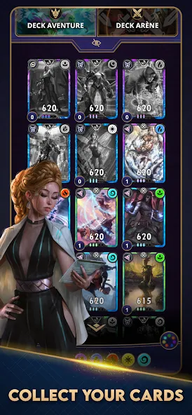 Cross The Ages: TCG [MOD: безлимитные ресурсы и все карты] (Бесплатно / APK) — скриншот 2