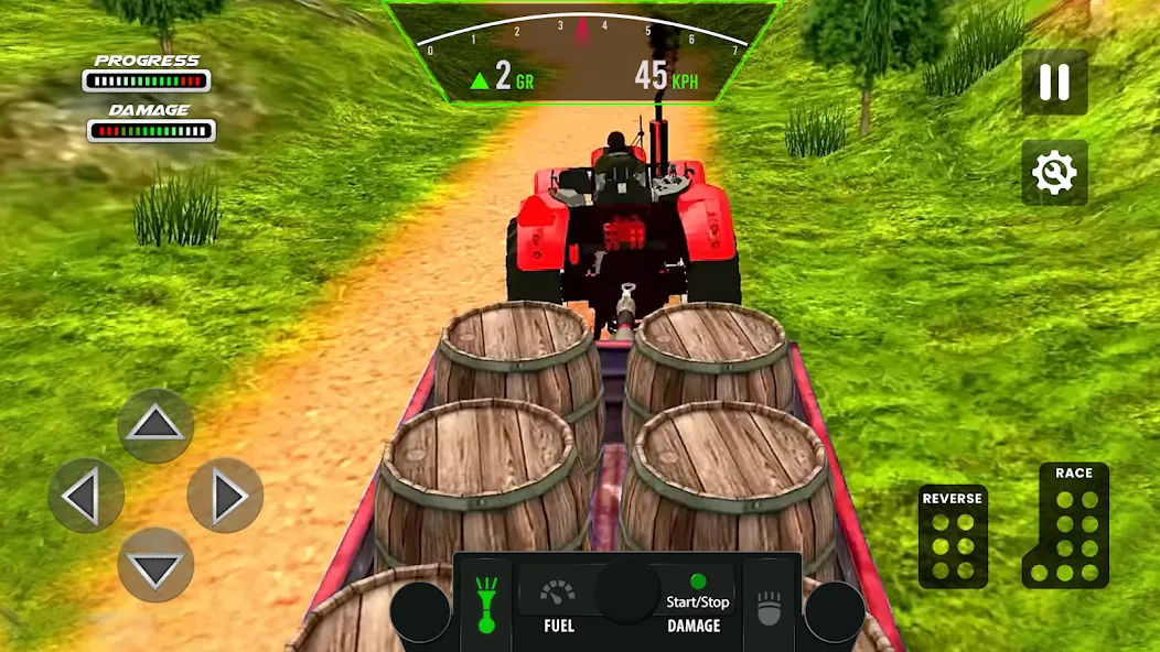 Tractor Simulator Farm Games [MOD: безлимитные деньги и топливо] на Андроид — скриншот 4