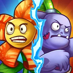 Скачать Zombie Defense - Plants War [MOD: безлимитные деньги и мощные растения]