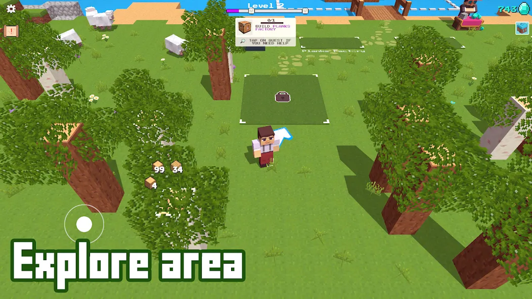 Скачать CubeCrafter [MOD: безлимитные ресурсы и ускоренная крафтинг] на телефон — скриншот 1