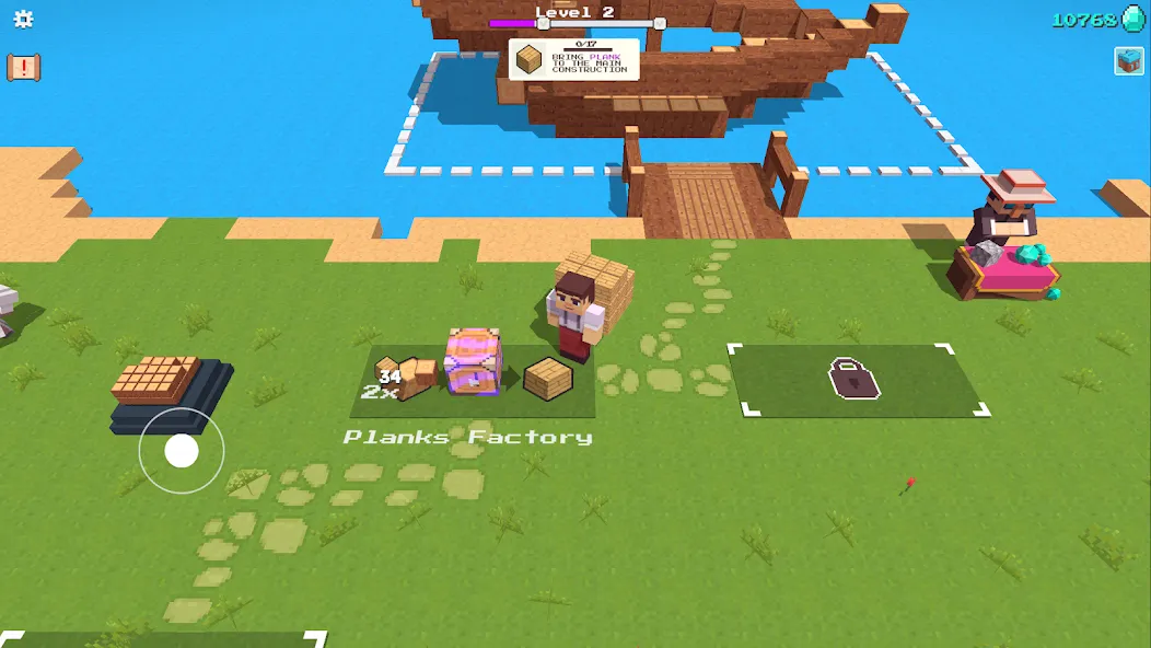 Скачать CubeCrafter [MOD: безлимитные ресурсы и ускоренная крафтинг] на телефон — скриншот 2