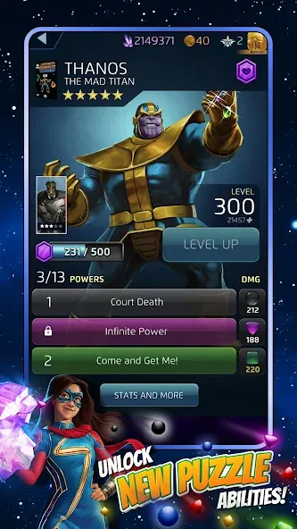 MARVEL Puzzle Quest: Hero RPG [MOD: безлимитные ресурсы и герои] — Скачать бесплатно (APK) — скриншот 3