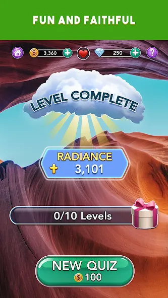 Взломанная Daily Bible Trivia Bible Games [MOD: открыты все викторины и подсказки] на Андроид — скриншот 5