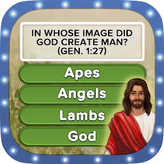 Взломанная Daily Bible Trivia Bible Games [MOD: открыты все викторины и подсказки] на Андроид