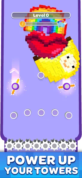 Pixel Demolish [MOD: безлимитные деньги и усиленные орудия] на Андроид — скриншот 3