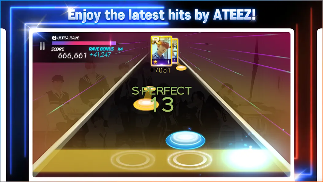 Скачать взлом SUPERSTAR ATEEZ [MOD: безлимитные алмазы и все песни открыты] — скриншот 3