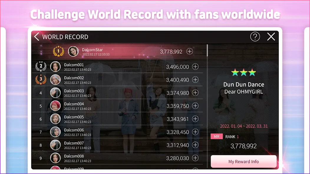 SUPERSTAR OH MY GIRL [MOD: безлимитные алмазы и открыты все карты] — Скачать бесплатно (APK) — скриншот 4