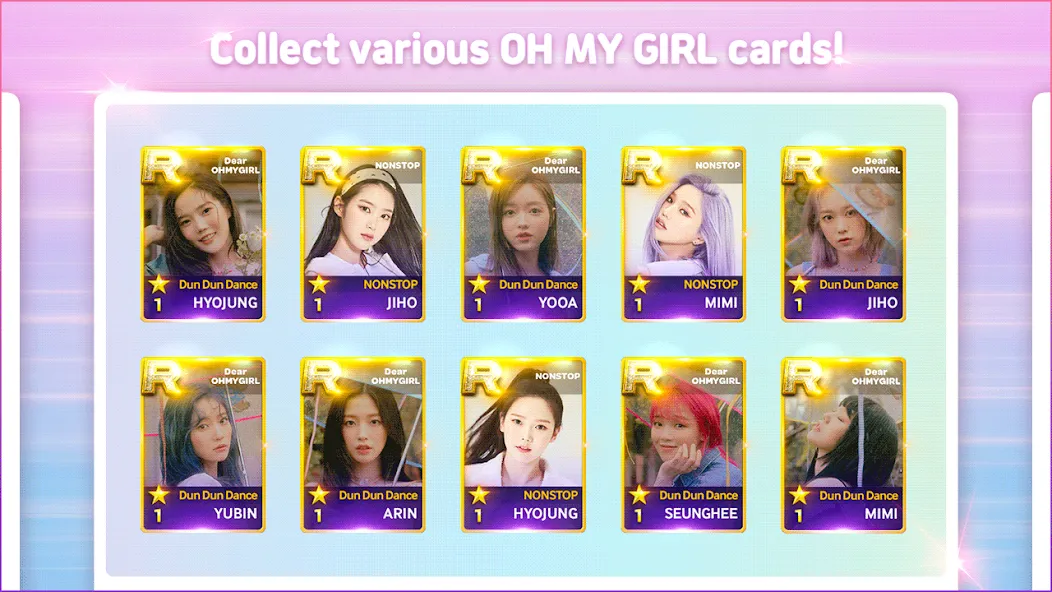 SUPERSTAR OH MY GIRL [MOD: безлимитные алмазы и открыты все карты] — Скачать бесплатно (APK) — скриншот 5