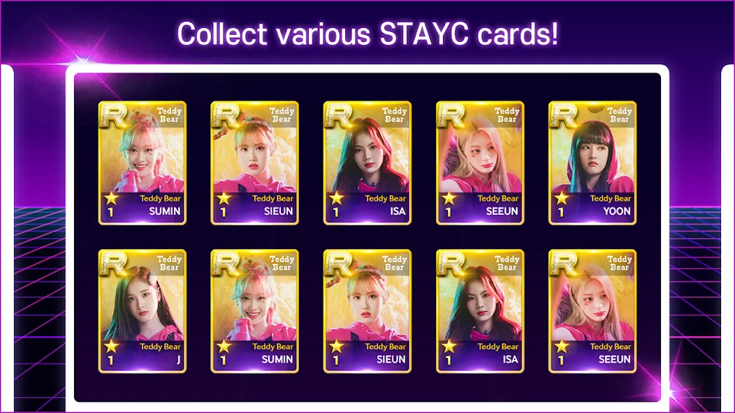 SUPERSTAR STAYC [MOD: безлимитные деньги и все песни открыты] на Андроид — скриншот 5