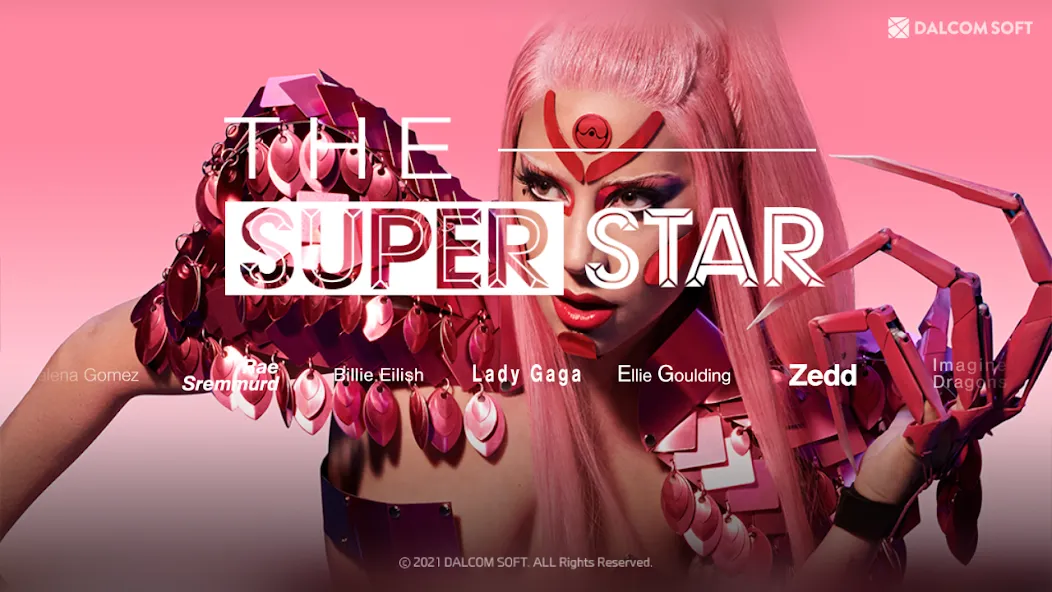 Взломанная The SuperStar [MOD: безлимитная энергия и все карты открыты] на Андроид — скриншот 1