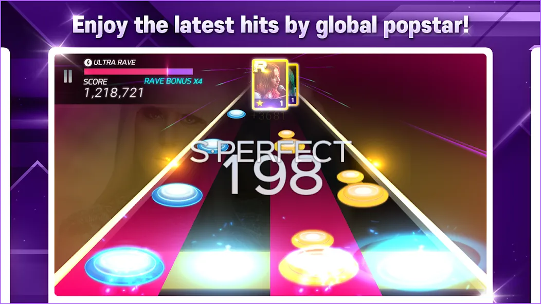 Взломанная The SuperStar [MOD: безлимитная энергия и все карты открыты] на Андроид — скриншот 3