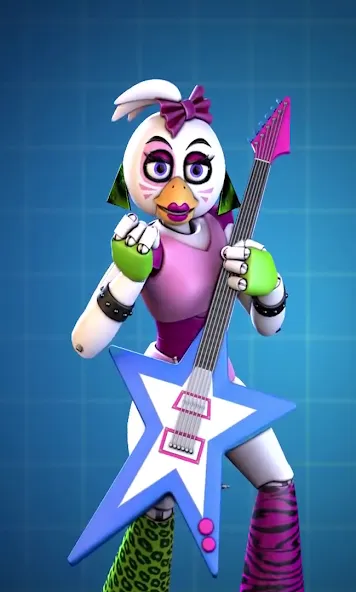 Скачать Glamrock Chica Workshop Glitch [MOD: глитч в мастерской чики] на телефон — скриншот 3