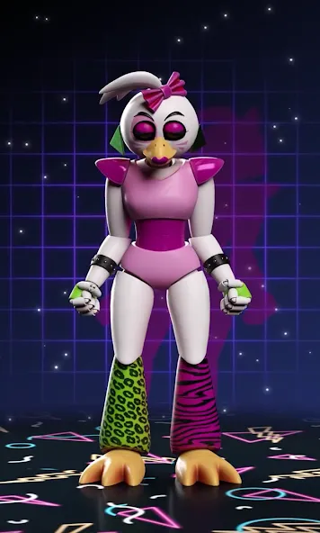Скачать Glamrock Chica Workshop Glitch [MOD: глитч в мастерской чики] на телефон — скриншот 4